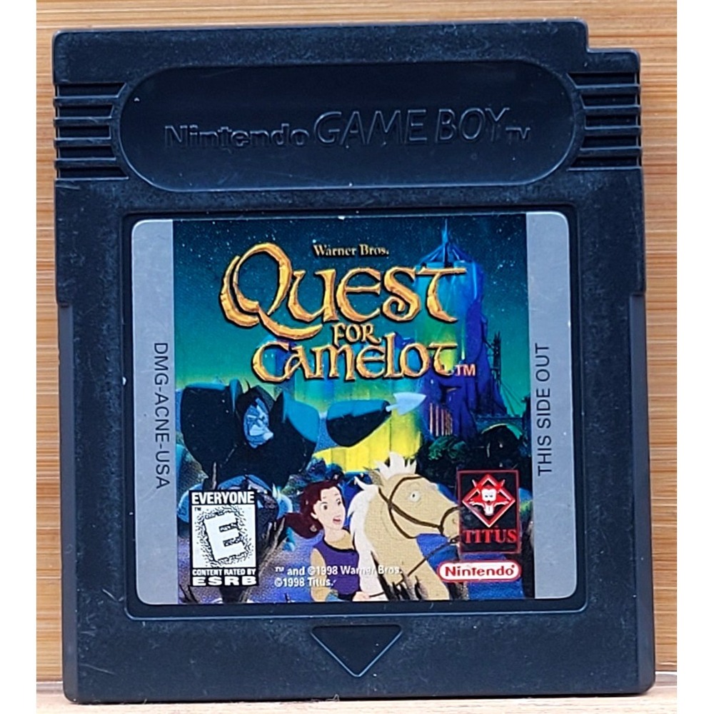 Quest for Camelot (Nintendo Game Boy Color, 1998) GBC
